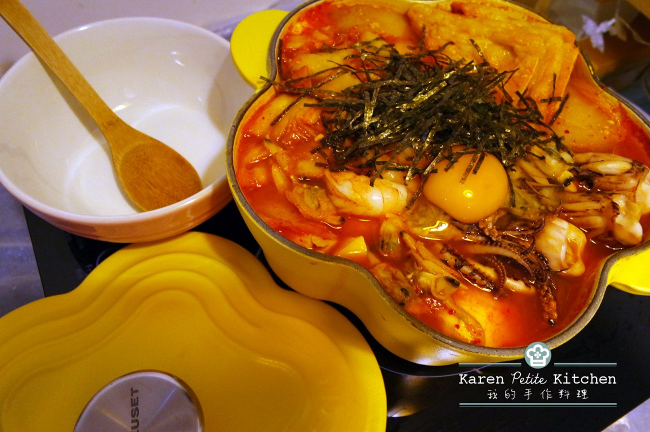 韓式泡菜海鮮豆腐鍋（附食譜）