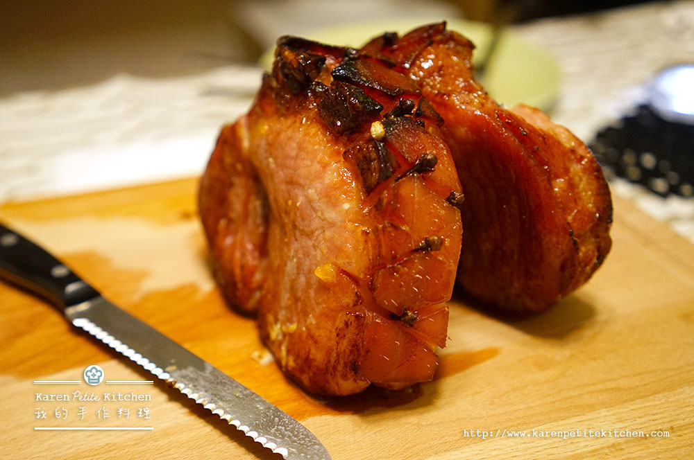 聖誕橙香蜜汁烤火腿 Orange Honey Glazed Ham（附食譜）